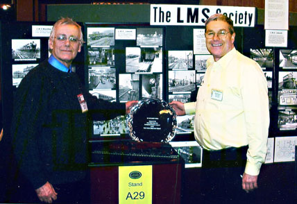 Presentation of The LMS Society award at the Warley Exhibition 2006.