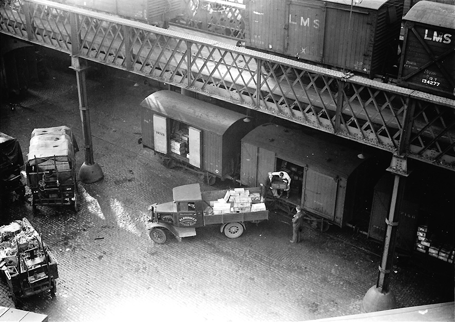 Photograph of Loading at Broad Street Goods