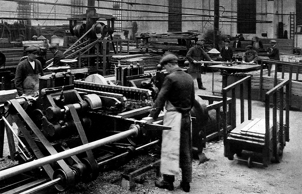 Photo of Tenoning Machine by Thos. White & Sons, Paisley.